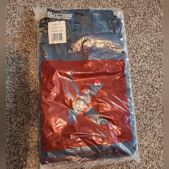 Kontra FR Navy 'Nuts and Bolts' pants with knee pads 44 x 32 KON1239 - Picture 10 of 17